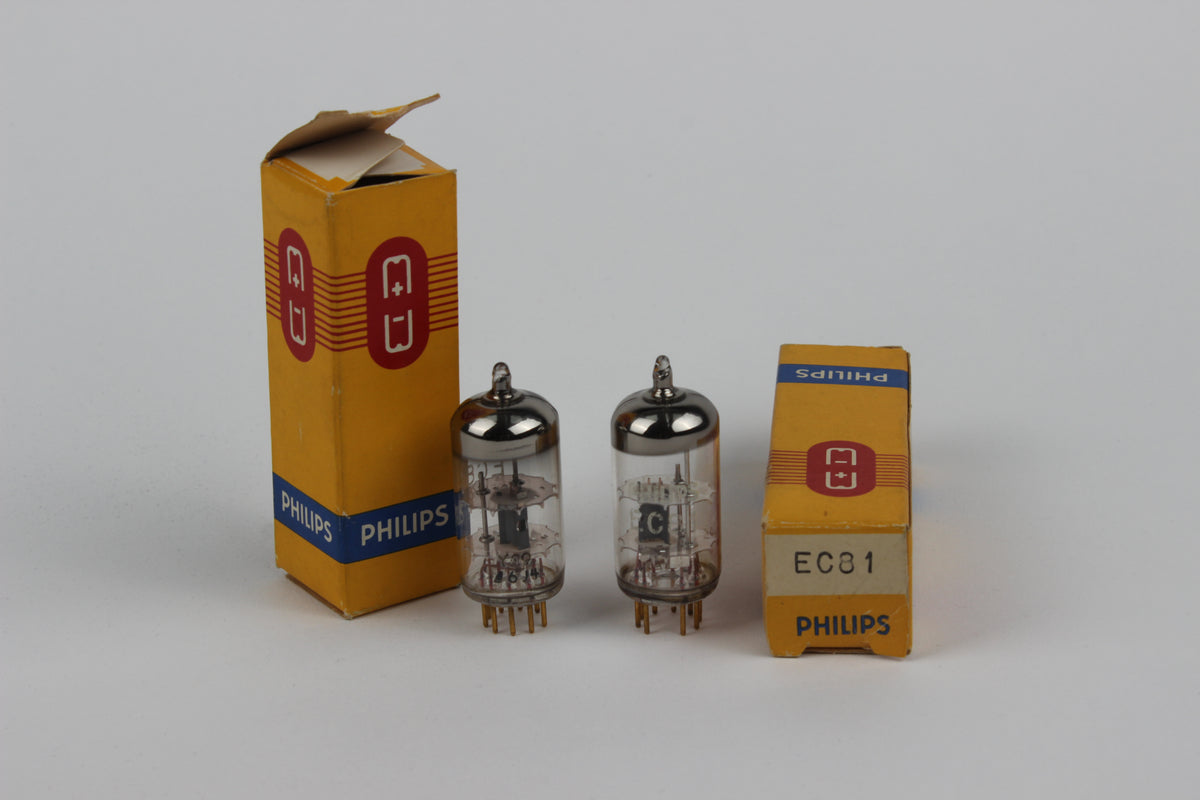 Philips EC81 Matched Pair