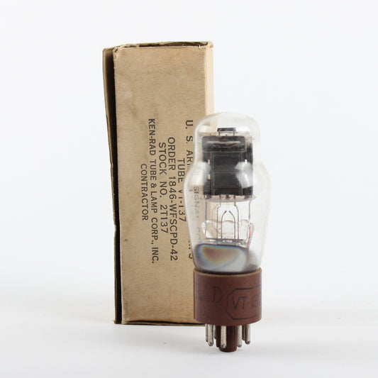KEN-RAD VT-137 / 1626 Tube Pair