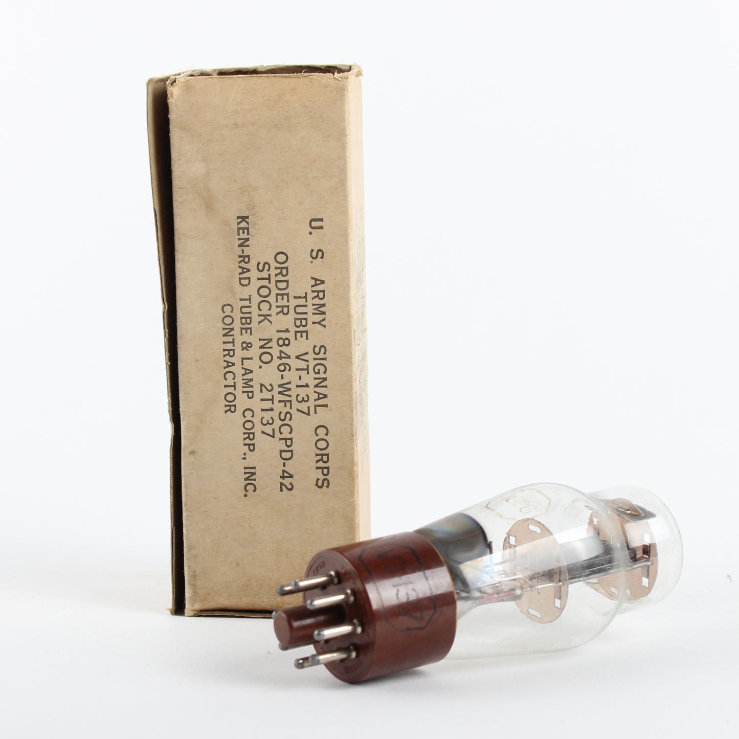 KEN-RAD VT-137 / 1626 Tube Pair