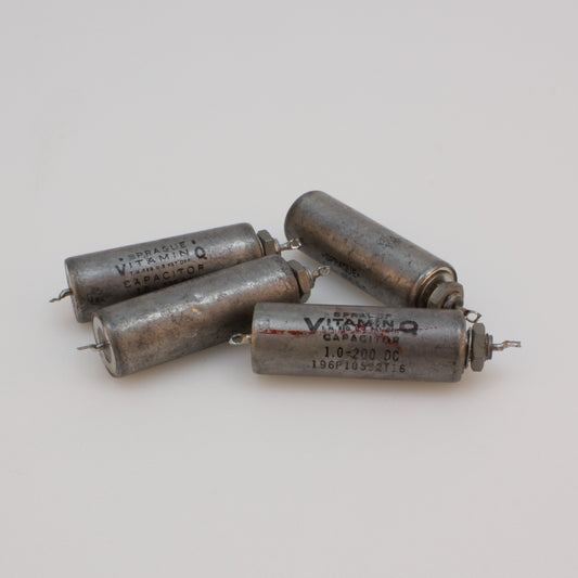 1 μF 1 uF 300Vdc Sprague Vit Q Paper-in-oil capacitor