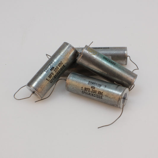 1 μF 1 uF 200 Vdc Sangamo CP08A Paper-in-oil capacitor