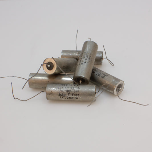 1 μF 1 uF 200 Vdc John E. Fast Paper-in-oil capacitor